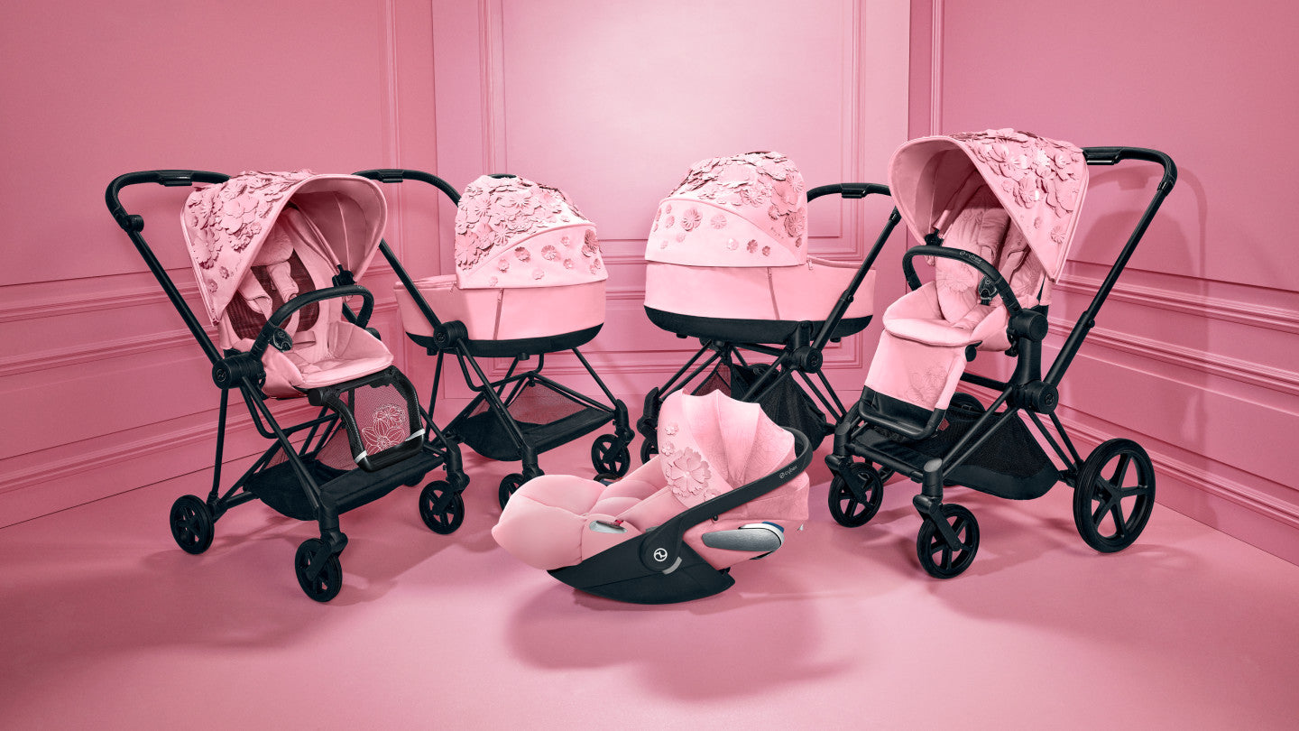 Trio Set Passeggino 3 in 1, Passeggini Pieghevoli Passeggino Leggero  Compatto per Bambini da 0 Mesi fino a 3 Anni, Ovetto, Ampia Cappottina,  Maniglione Regolabile in Altezza