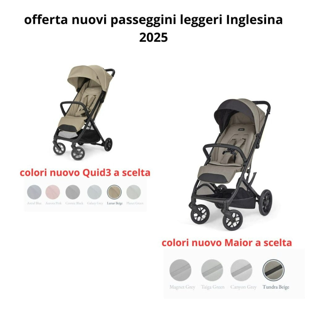 Offerta passeggini leggeri Inglesina